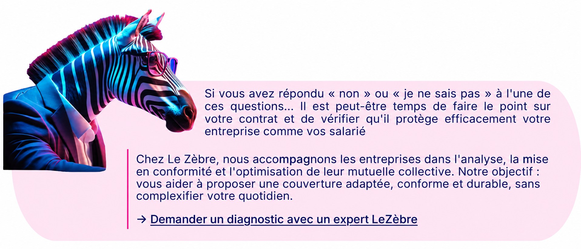 Diagnostic mutuelle Le Zèbre