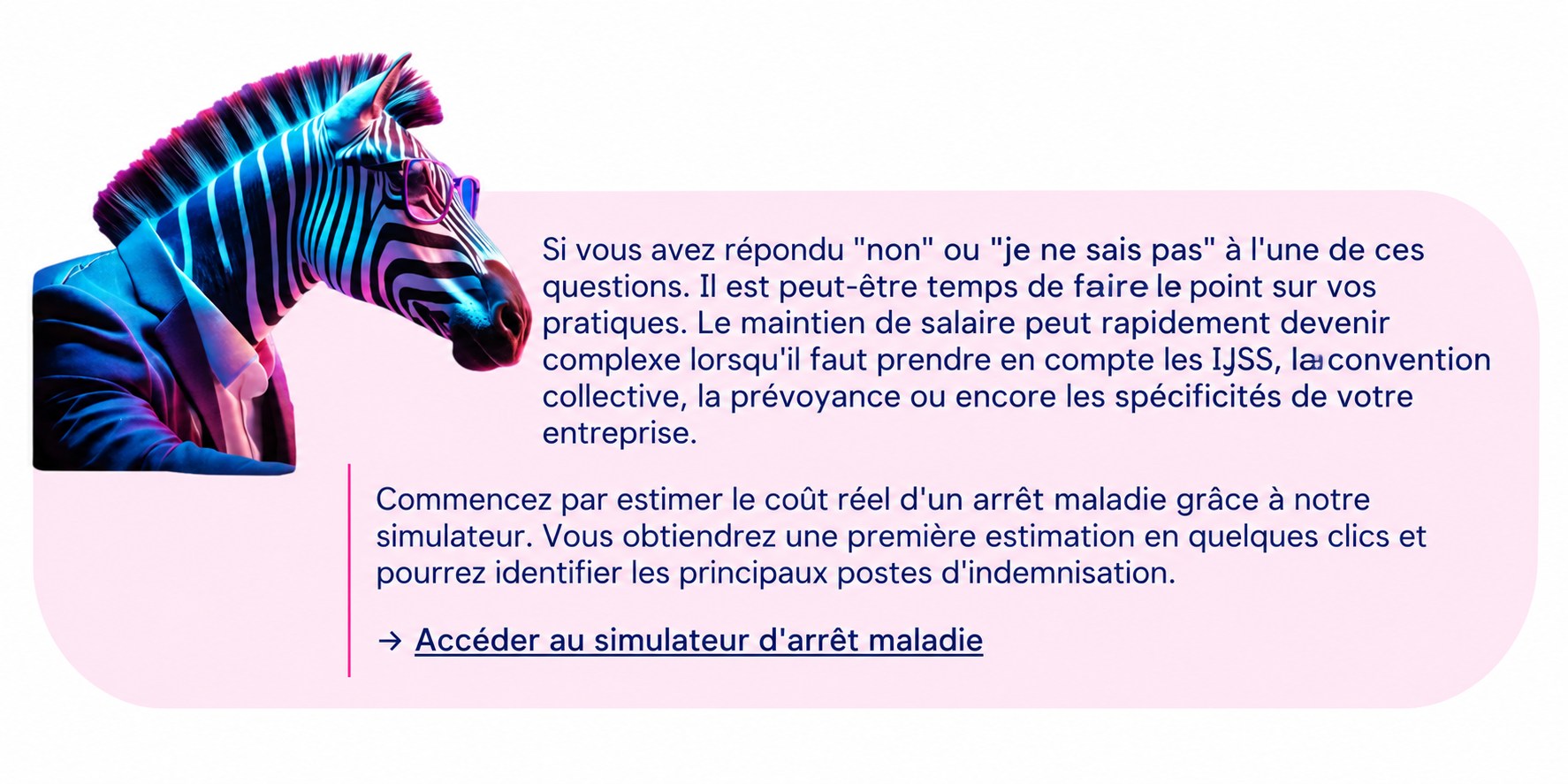 Illustration du maintien de salaire
